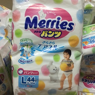 Bỉm merries quần/ dánm64/ l44/l 54/xl 38