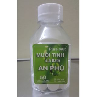 Hộp muối tinh dạng viên 50 viên (mẫu mới)