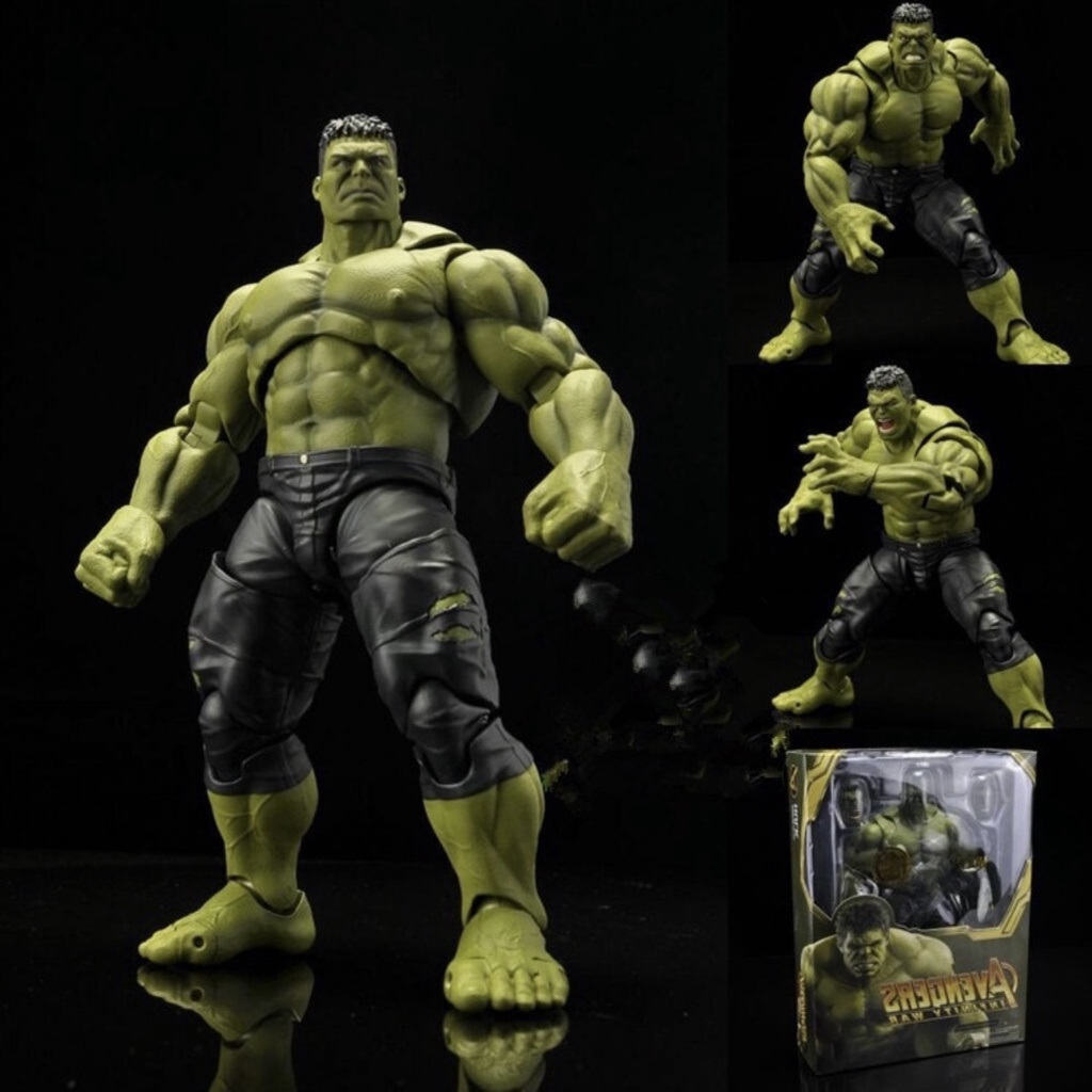 Mô hình Hulk Khổng lồ xanh Avengers Infinity War SHF