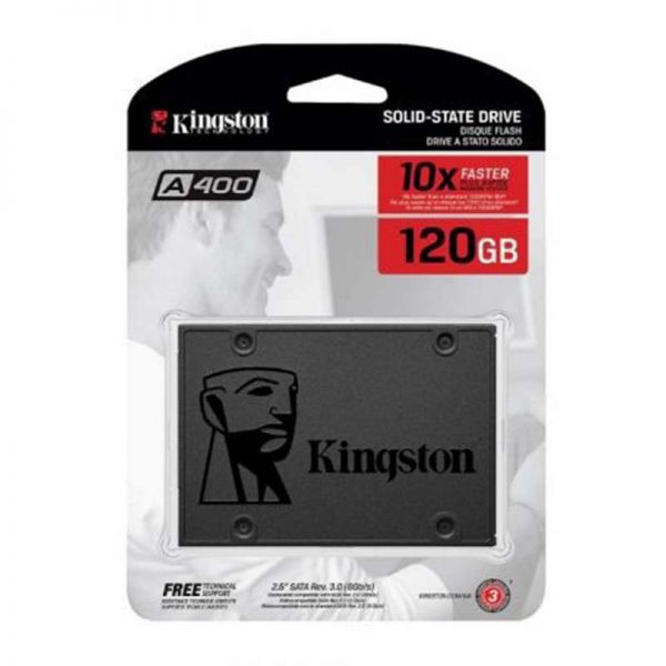 Ổ cứng SSD 120gb Kingston A400 chuẩn 2.5 inch SATAIII SSD Chính hãng