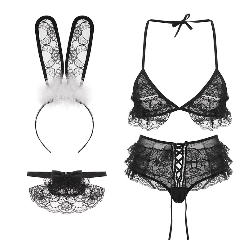 Set Coplay Thỏ Ren Sexy Gợi Cảm MS018 [CWEAR.SEXY_ĐỒ NGỦ &amp; NỘI Y CAO CẤP]