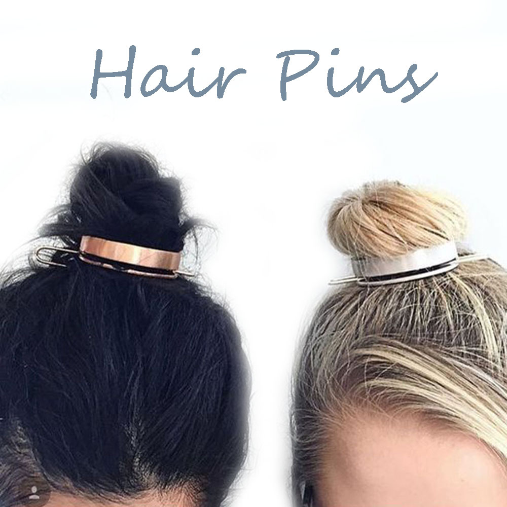 (Hàng Mới Về) Trâm Cài Tóc Hình Tròn Bằng Hợp Kim Nhiều Màu Dành Cho Nữ