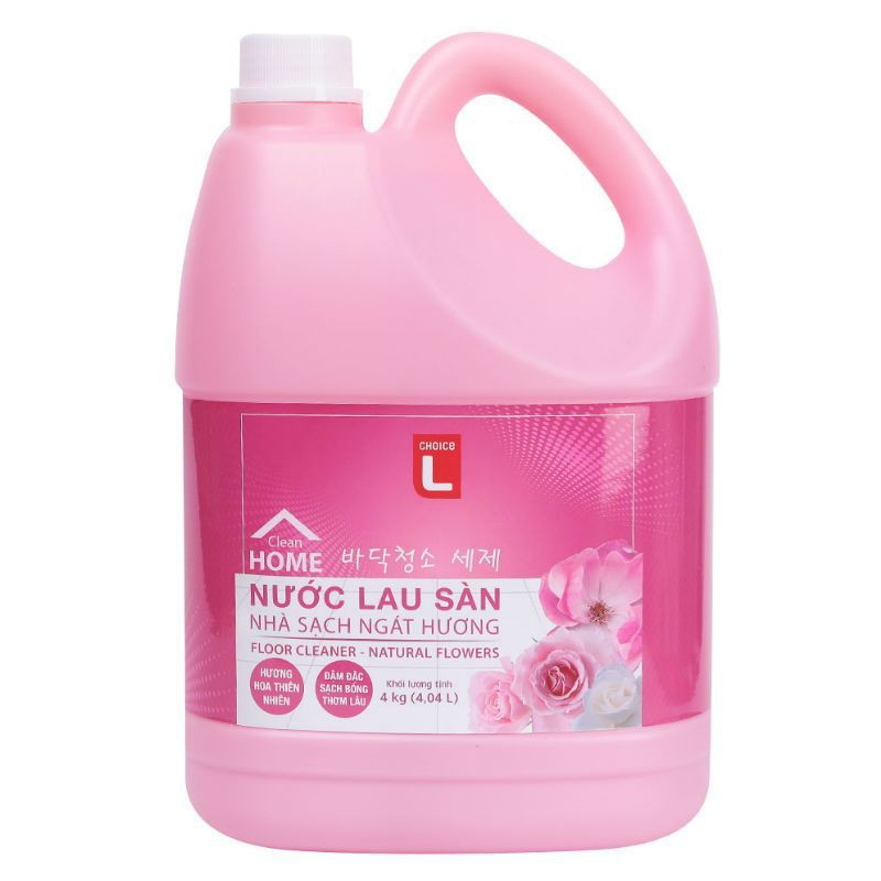 Nước Lau Sàn Hương Hoa Thiên Nhiên Choice L 4KG