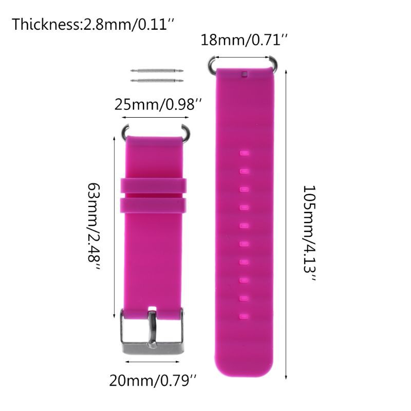 Dây Đeo Silicon Mềm Thay Thế Cho Đồng Hồ Thông Minh Trẻ Em