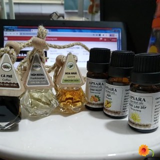 Combo 2 tinh dầu thiên nhiên lọ 10ml xông hoặc treo thơm phòng nhiều mùi như sả chanh, quế…..