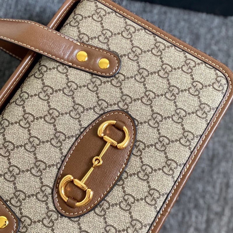 Túi xách nữ thương hiệu Gucci GC cao cấp da thật dáng hộp chữ nhật