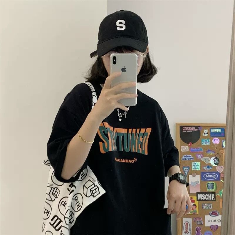 Áo thun tay lỡ Staytuned🥰🥰