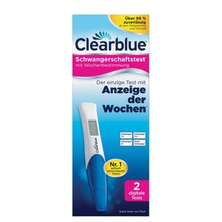 Que Thử Thai Điện Tử Clearblue - 2 chiếc