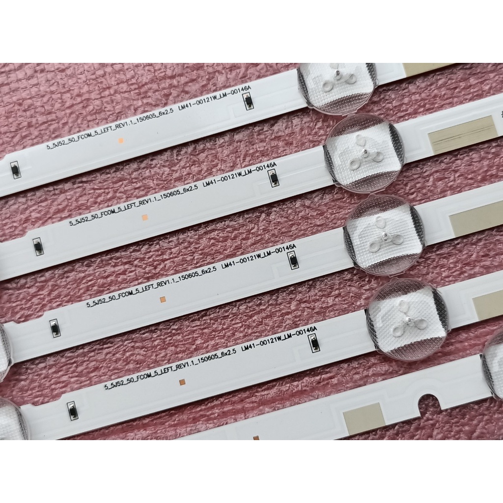 LED TIVI SAMSUNG 49J5200 49J5250 50J5200 MỚI 100% , BỘ 8 KHÚC NỐI THÀNH 4 THANH, MỖI KHÚC 5 BÓNG 3V DÀI 49cm 5-5J52-50