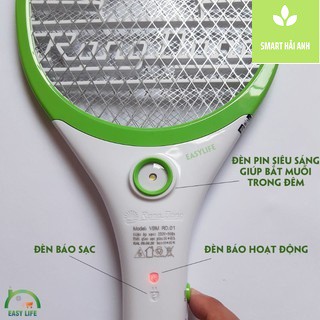 Vợt bắt muỗi Rạng Đông cao cấp 2021