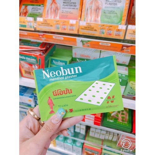 Miếng Dán Giảm Đau Neobun Thái Lan 4 x 6.5 cm