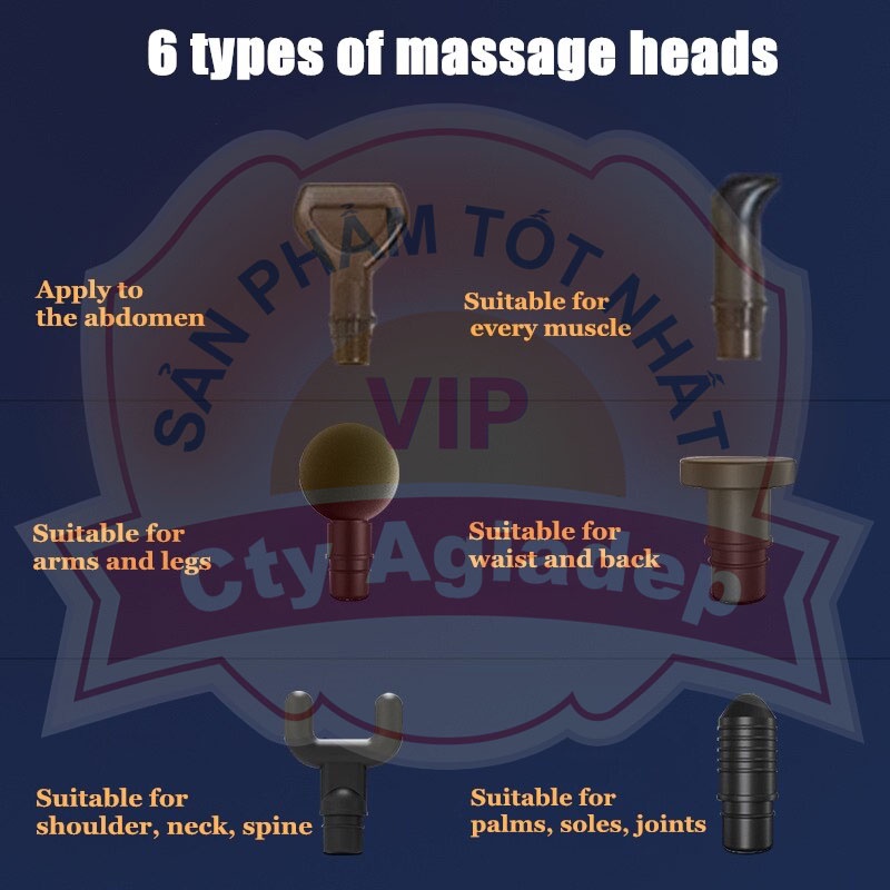 Massage GYM điện 30 cấp tốc độ massage toàn thân giảm béo cho cổ, lưng, chân, chân, vai, máy mát xa cơ,....