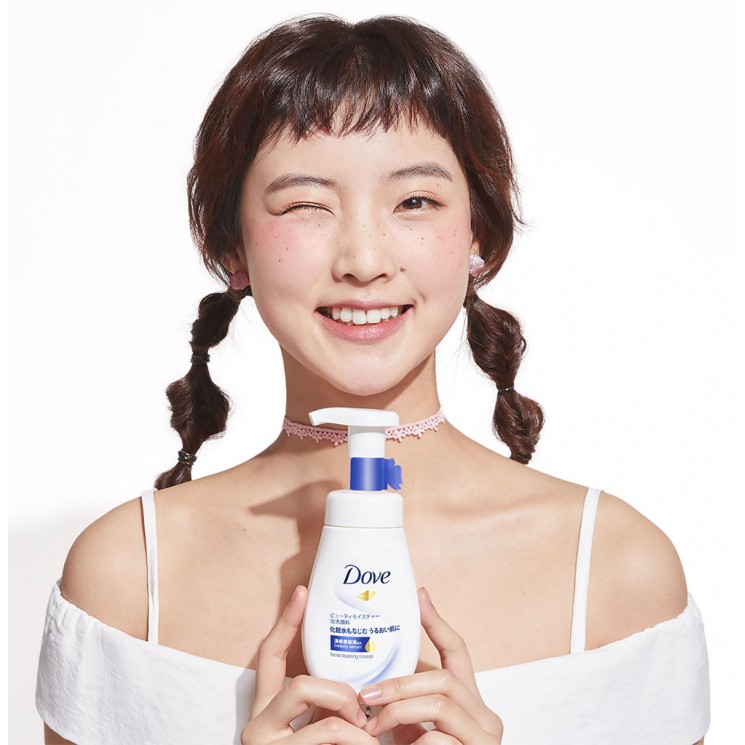 Sữa rửa mặt Dove dạng bọt tinh chất - Serum 160ml