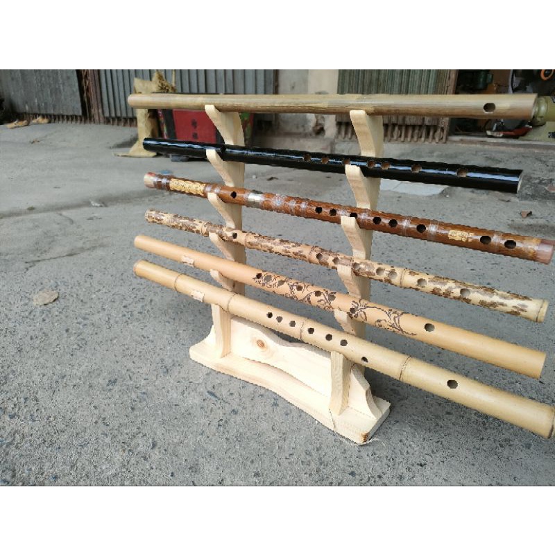 Kệ Sáo Để Bàn 6 Tầng Gỗ Thông
