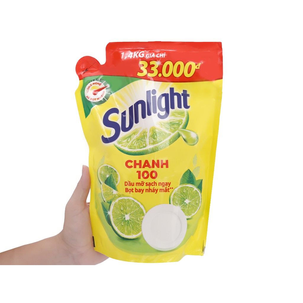 Nước Rửa Chén Sunlight Túi 750ml Hương Chanh