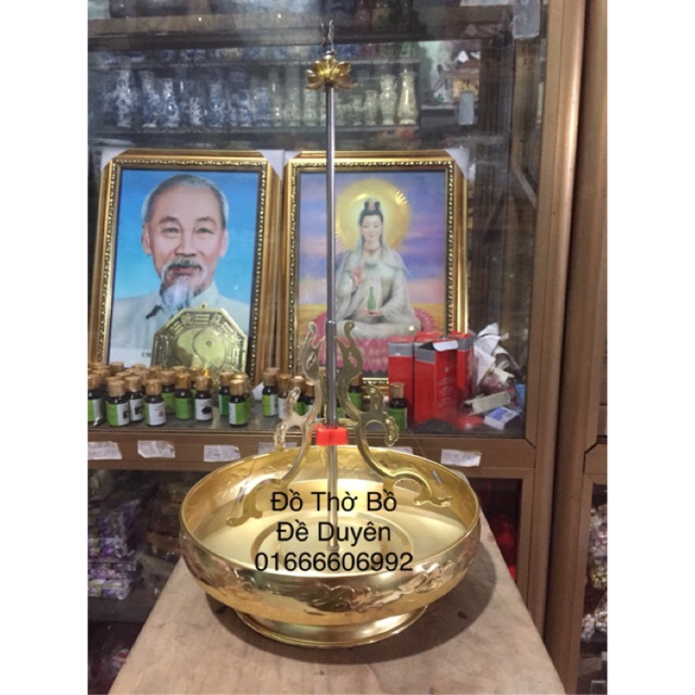Đĩa cắm hương vòng đồng