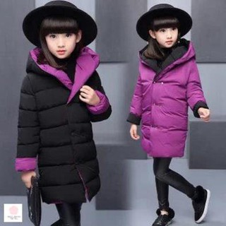 Áo phao dáng dài cho bé gái (3 - 12 tuổi)  ☑️ áo khoác bé gái 12 tuổi (3 - 12 tuổi)  ☑️ Thời trang cho bé gái 9 tuổi