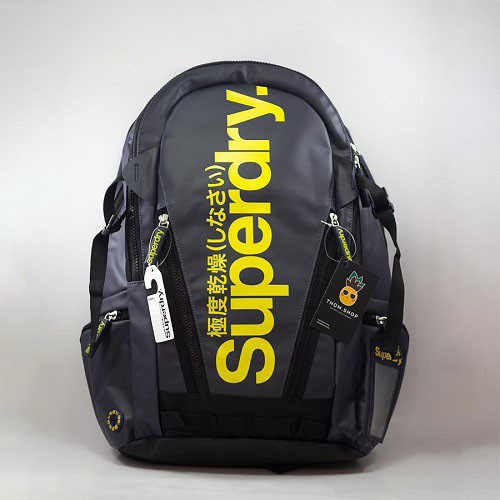 [XUẤT XỊN NHÀ MÁY 2020] Balo Sdry Tarpaulin Backpack - Màu Đen Chữ Vàng