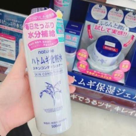 Nước hoa hồng Ý Dĩ Naturie Skin Conditioner 500ml Nhật Bản (mua ngay)