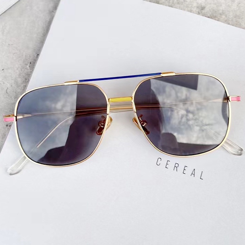 Kính Mát Gọng Kim Loại Phong Cách Thời Trang Châu Âu Chất Lượng Cao