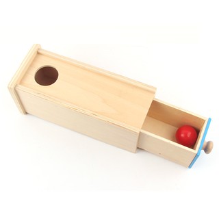 💖Giảm 10%💖 [Tối Đa 35K Đơn Từ 50K] - Đồ Chơi Gỗ - Hộp Ngăn Kéo Thả Bóng - Giáo Cụ montessori