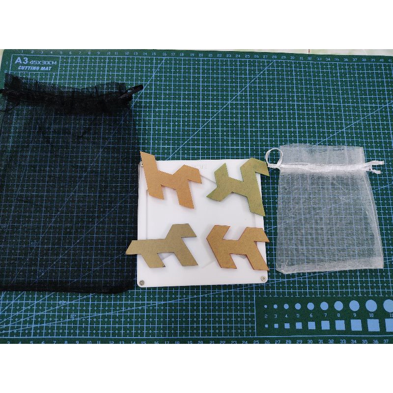 Đồ chơi trí tuệ_Thử thách trí não_Four Horses-Packing &amp; Jigsaw &amp; Xếp Hình Puzzle_Hack Xoắn não_IQ Toys_Tư Duy Logic