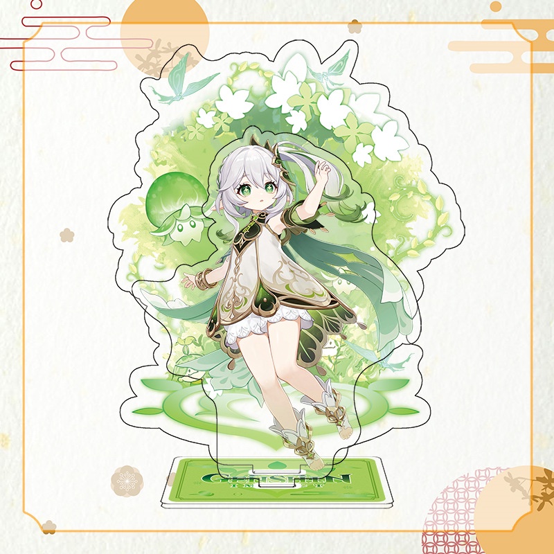 [Loại đặc biệt] Mô hình Standee Acrylic Mica game Genshin Impact có background phong cảnh