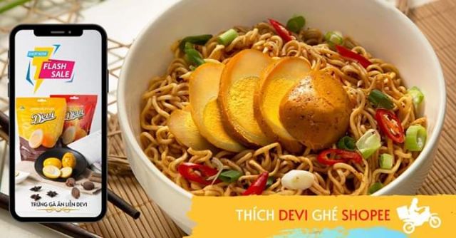 Trứng gà ăn liền devi