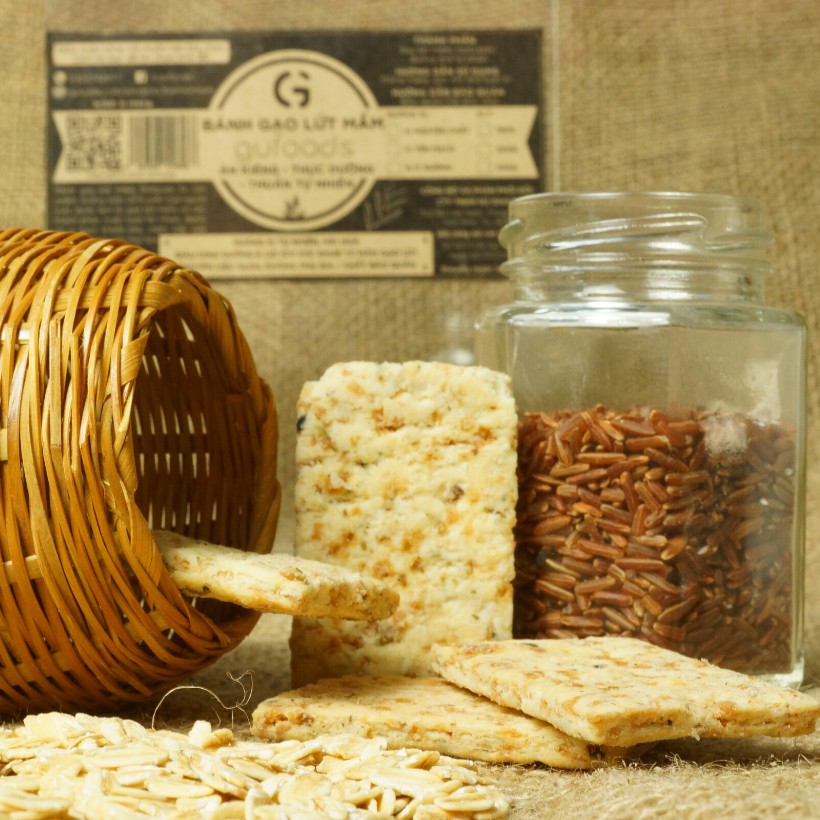 Bánh gạo lứt mầm GUfoods - Ăn kiêng, Thực dưỡng, Thuần tự nhiên | BigBuy360 - bigbuy360.vn