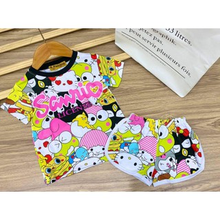 Combo 3 bộ cotton dành cho bé gái