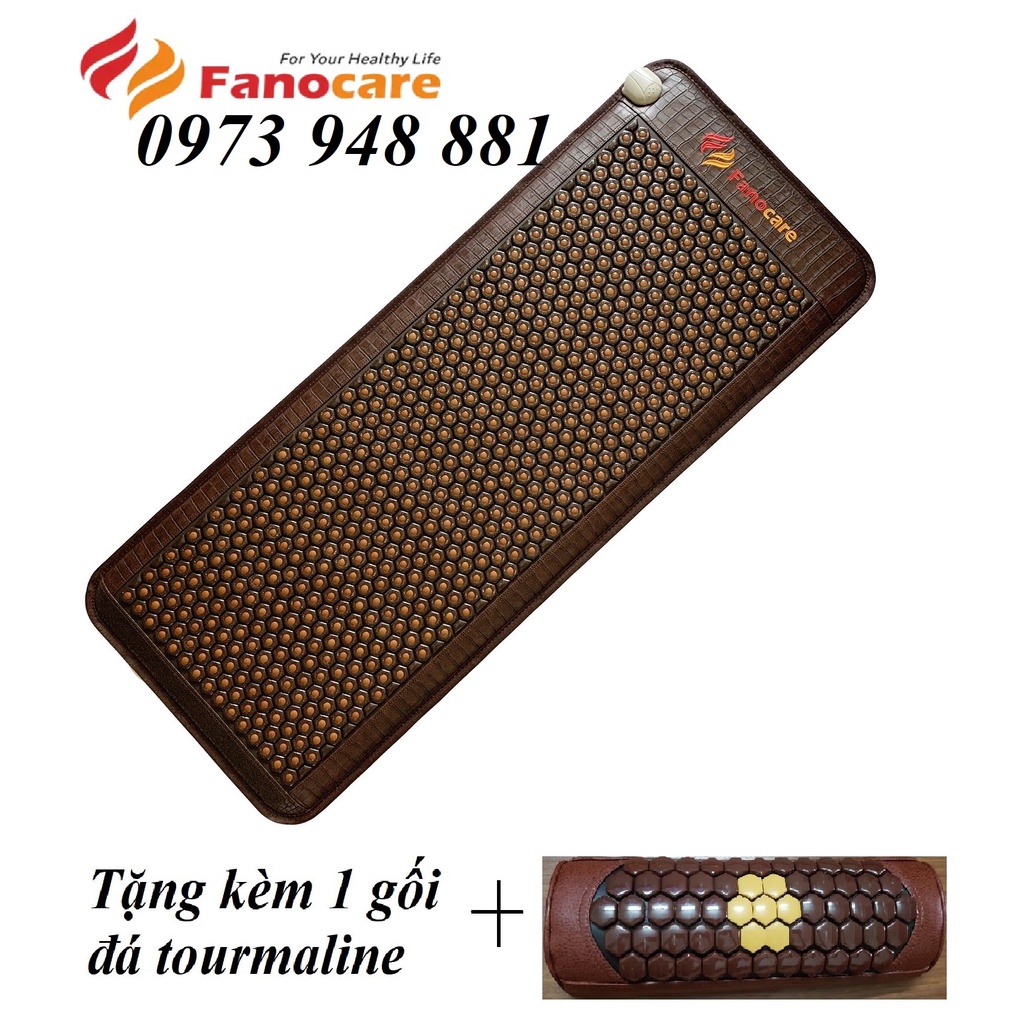 Thảm/Nệm đá nhiệt nóng tourmaline mắt rồng Fano 60*150cm