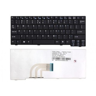 Bàn phím laptop acer aspire one 531h p531h a110 a150 zg5 za8 zg8, gateway lt20 kav10 kav60 d250 màu đen