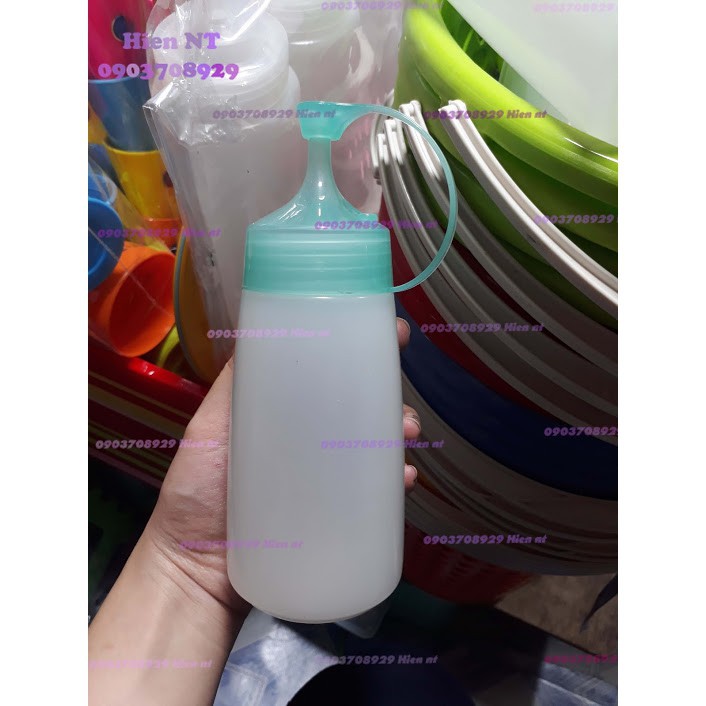 Chai đựng sốt 380ml 280ml dáng tròn Vinh N - Bottle for sauce | BigBuy360 - bigbuy360.vn