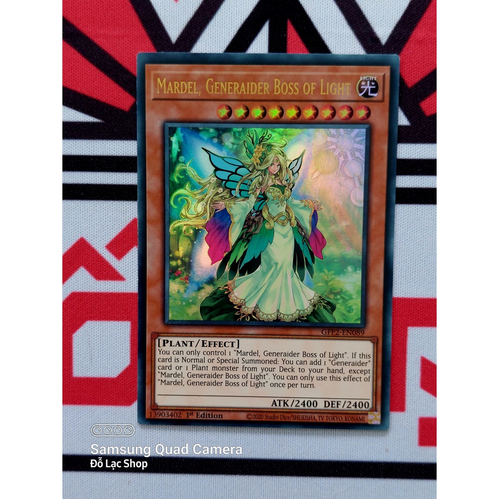 Thẻ Bài Yugioh Monster Mardel, Generaider Boss of Light - GFP2-EN089 - Ultra Rare