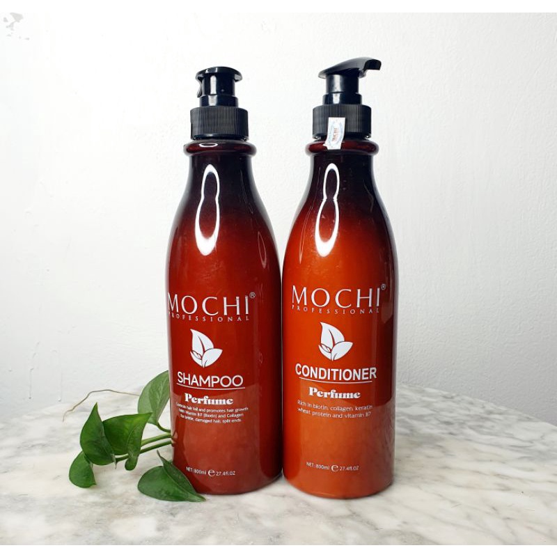 Dầu gội xả hương nước hoa Mochi 800ml dưỡng tóc mềm mượt sáng bóng