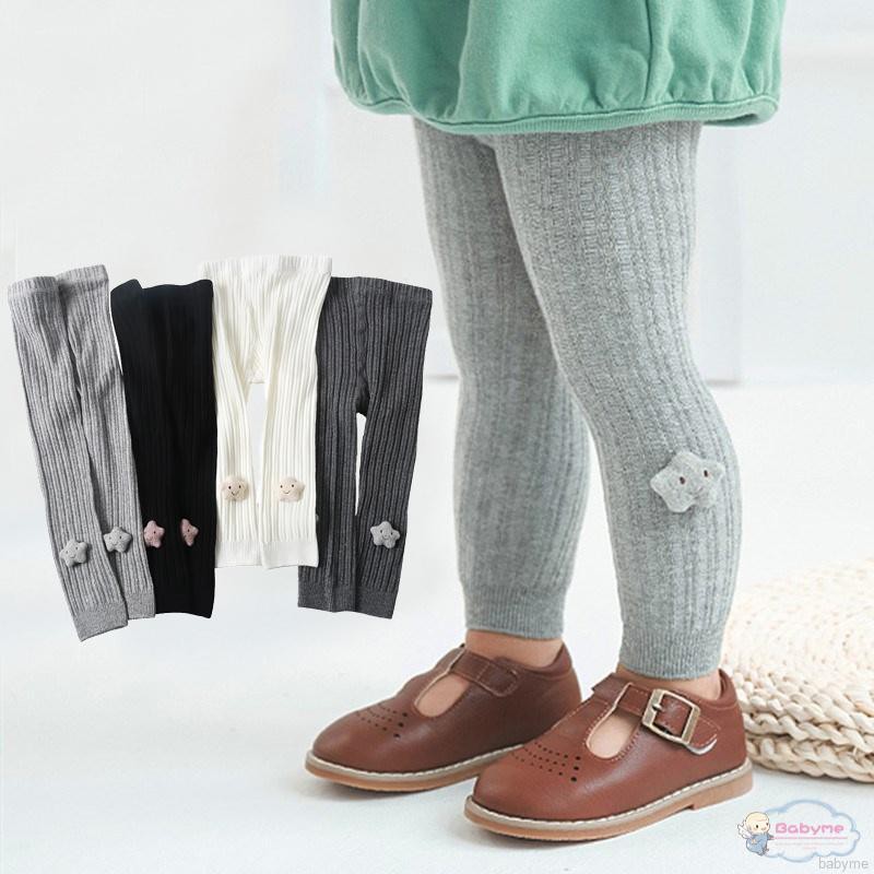 Quần legging dệt kim xinh xắn thời trang cho bé gái