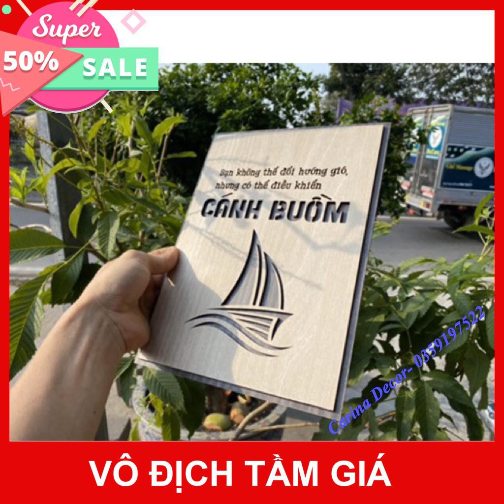 [Hàng cao cấp]- Tranh động lực- Bạn không thể thay đổi hướng gió, nhưng có thể  điều khiển cánh buồm