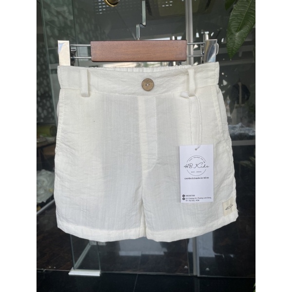 Quần Đùi Bé Trai Chất Linen Mềm Đẹp Quần Cộc Bé Trai