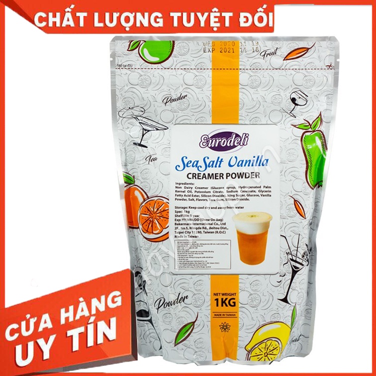 Sea Salt Vanilla Cramer powder - Bột Kem Mặn Vị Muối Biển, Sea Salt Vanilla (1kg)