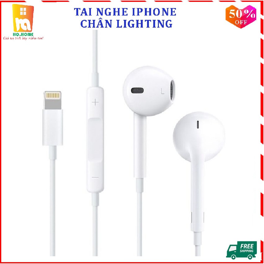 [FREESHIP] Tai nghe chân Lightning tương thích Iphone 7/7Plus/8/8 Plus/ X/ Xs Max/ 11 / 11 Pro Max - Tai nghe Bluetooth