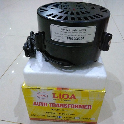 Biến áp nguồn 220V ra 110V Lioa 1000VA