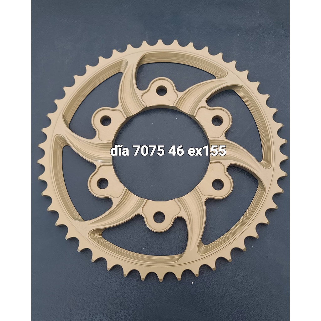 NSD dĩa nhôm 7075 kèm nhong sên RECTO EXCITER 155 14-46-132L