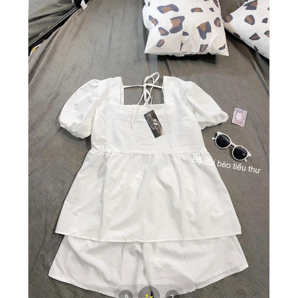 [Mã FAMAYWA2 giảm 10K đơn 50K] Set Bộ Đồ Bánh Bèo Tiểu Thư Mặc Đi Dạo Phố Sang Chảnh | BigBuy360 - bigbuy360.vn