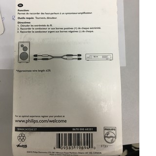 Dây Loa Philips Chính Hãng 9 mét