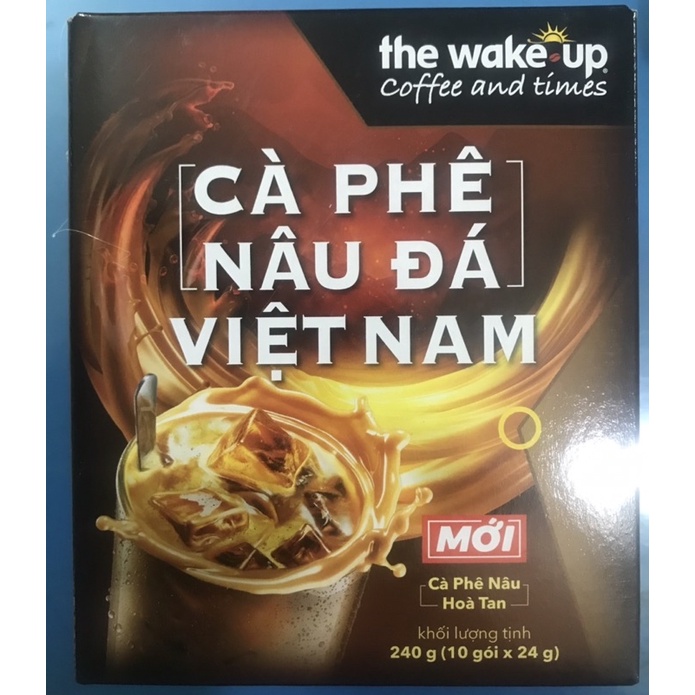 Cà phê nâu đá việt nam the wake up 240g