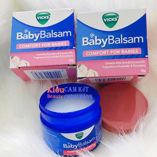 [ Date 03.2023 ] Dầu ấm ngực Vicks Baby Balsam 50g