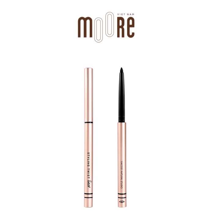 Chì kẻ mắt lâu trôi Vacosi Styling Twist Liner 5g