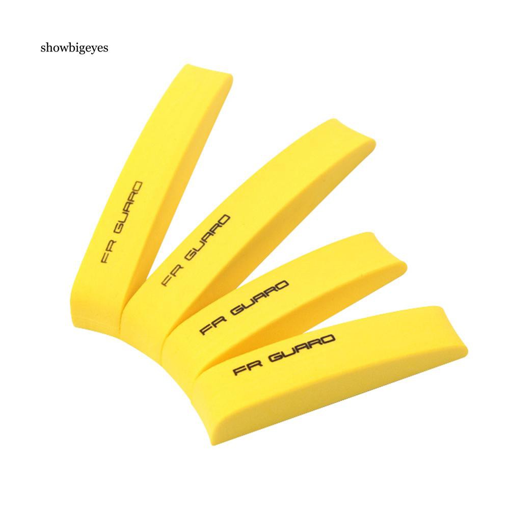 Bộ 4 Miếng Dán Trang Trí Cạnh Cửa Xe Hơi Chống Va Chạm Bằng Xốp EVA