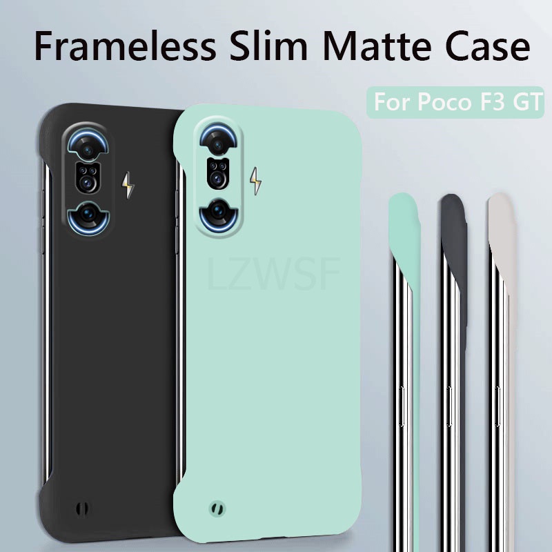 Ốp Điện Thoại PC Cứng Không Viền Chống Sốc Màu Kẹo Cho Xiaomi Poco F3 F4 GT Poco F3 GT Redmi K40 Gaming