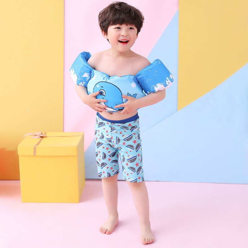 Phao đeo cánh tay cho bé trai bé gái tập bơi kiểu dáng động vật